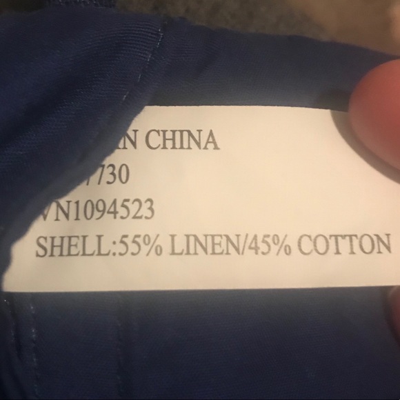 Navy and white wristlet/clutch - Picture 6 of 6